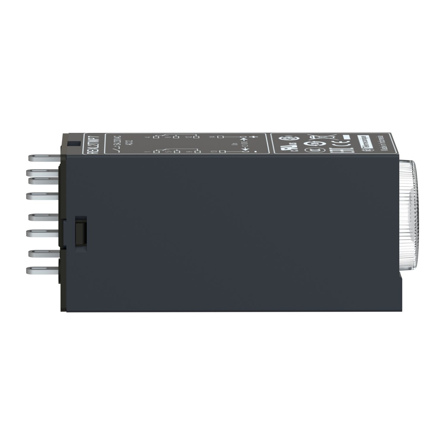 Picture of single function relay, Harmony Timer Relays, 5A, 2CO, 0.1s..100h, on delay, 24V DC
