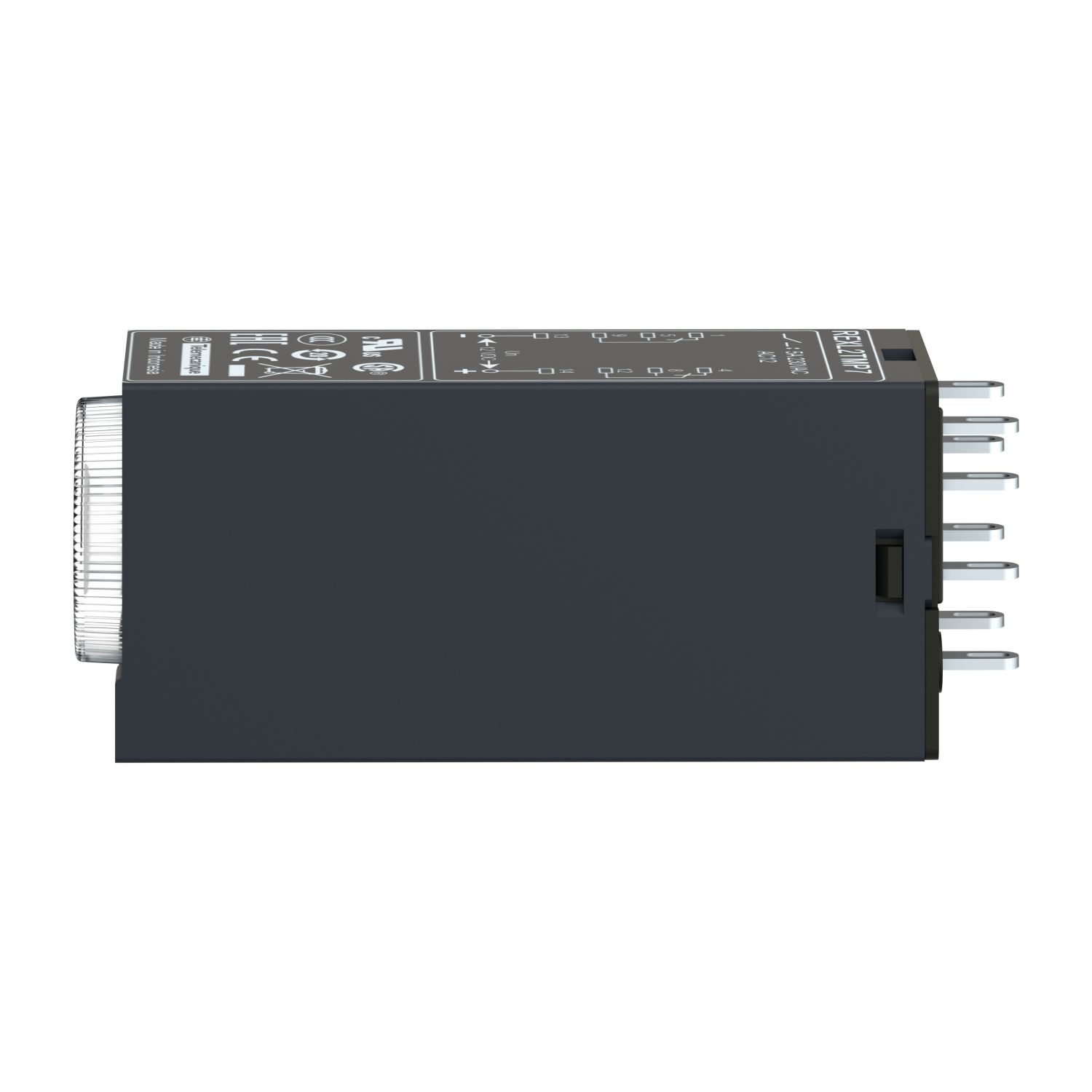 Picture of single function relay, Harmony Timer Relays, 5A, 2CO, 0.1s..100h, on delay, 24V DC