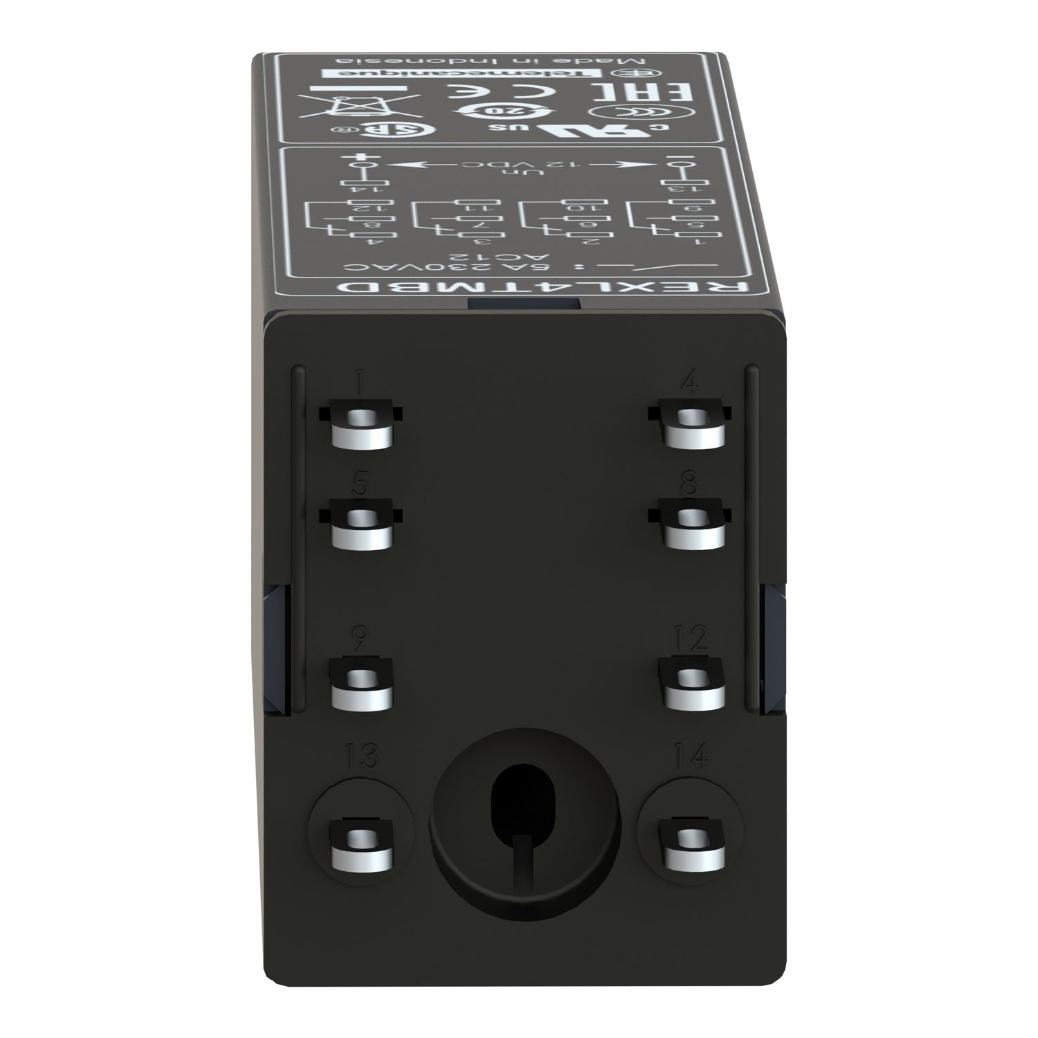 Picture of single function relay, Harmony Timer Relays, 5A, 4CO, 0.1s..100h, on delay, 24V DC