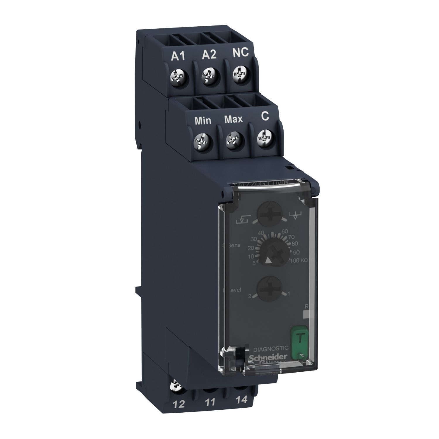 Picture of level control relay, Harmony Control Relays, 8A, 1CO, 24â€¦240V AC DC