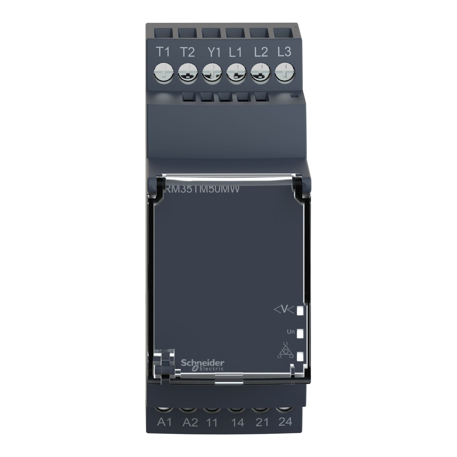 Picture of Modular motor voltage and temperature Control Relay, Harmony Control Relays, 5 A , 2 NO, 24..240 V AC/DC