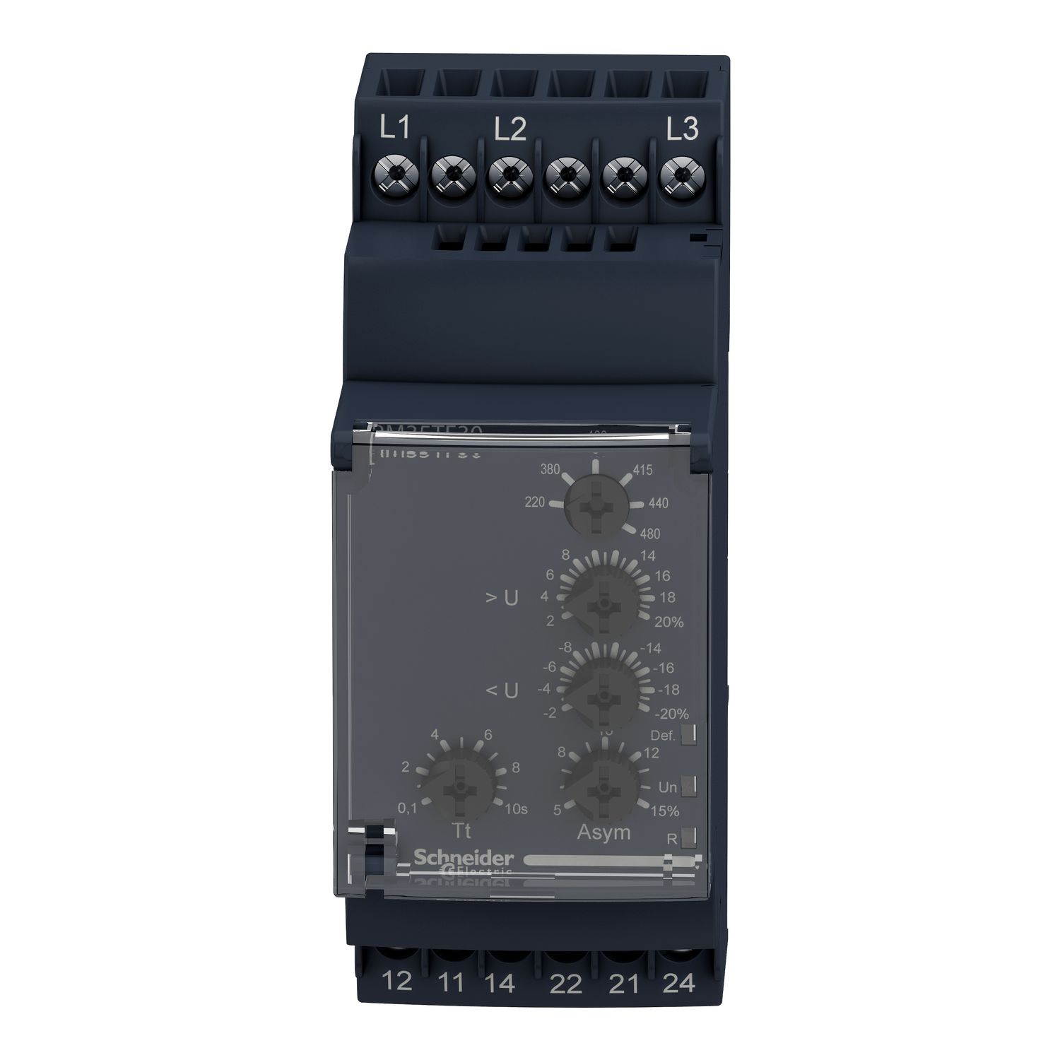 Picture of Modular 3 phase Voltage Control Relay, Harmony Control Relays, 5A, 2CO, 120…277V AC