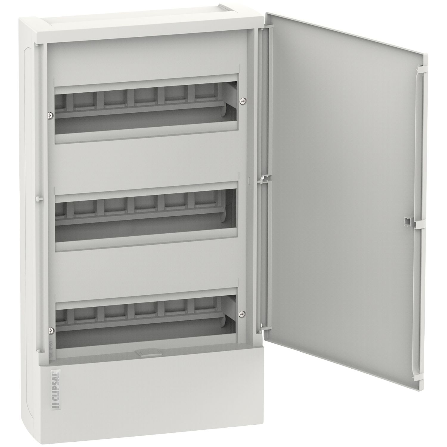 Picture of Consumer switchboard, Clipsal Resi MAX, 3 row 36 modules Surface Mounted