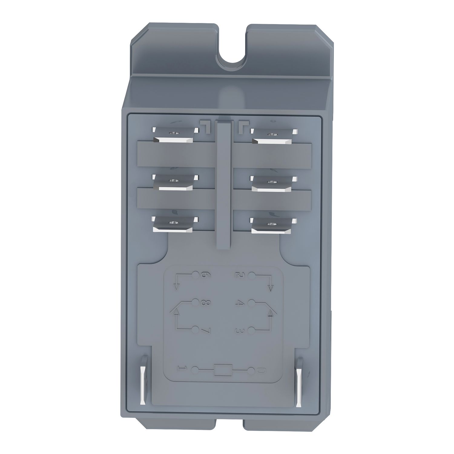 Picture of power relay, Harmony electromechanical relays, DIN rail or panel mount relay, 30A, 2CO, 24V DC