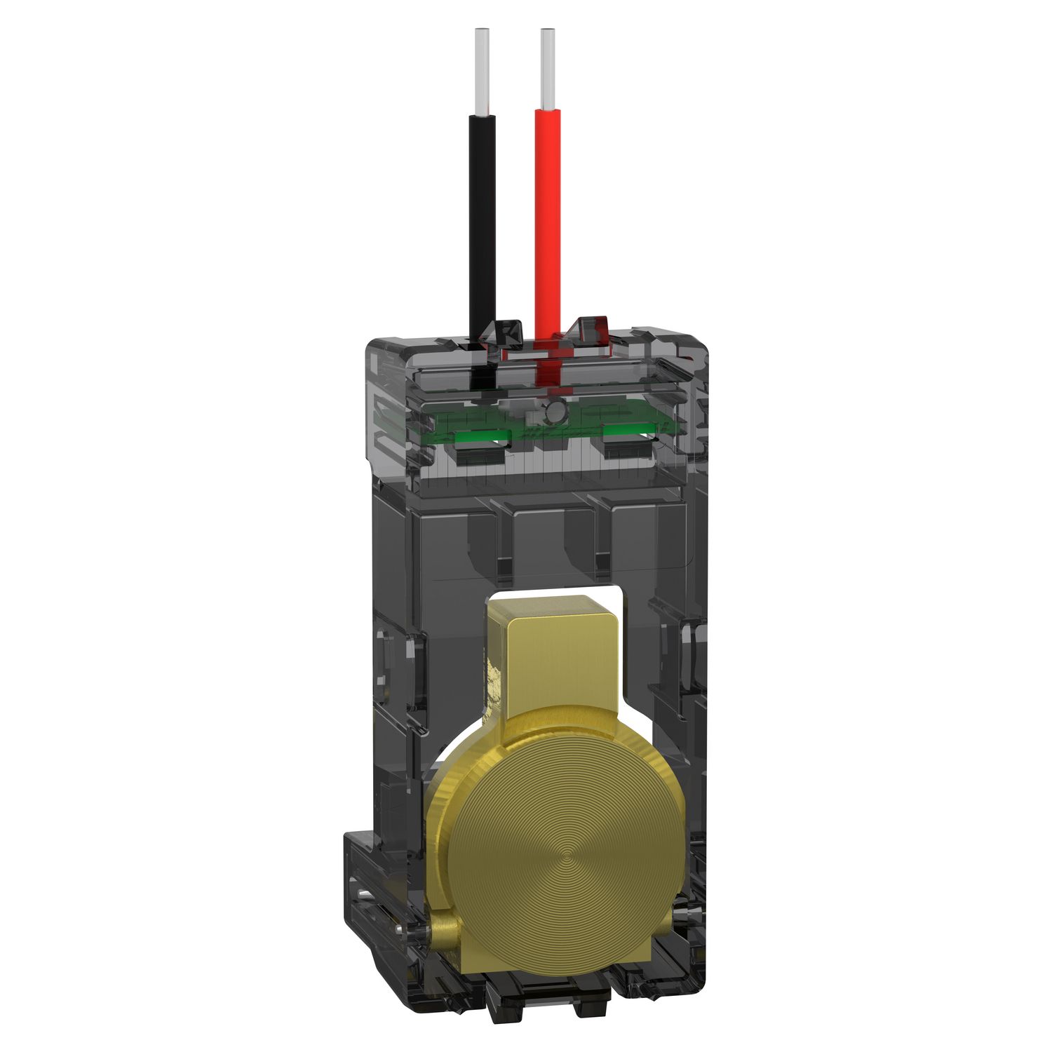 Picture of Push button adaptor, Clipsal Solis T Series, for wiser socket, brushed brass