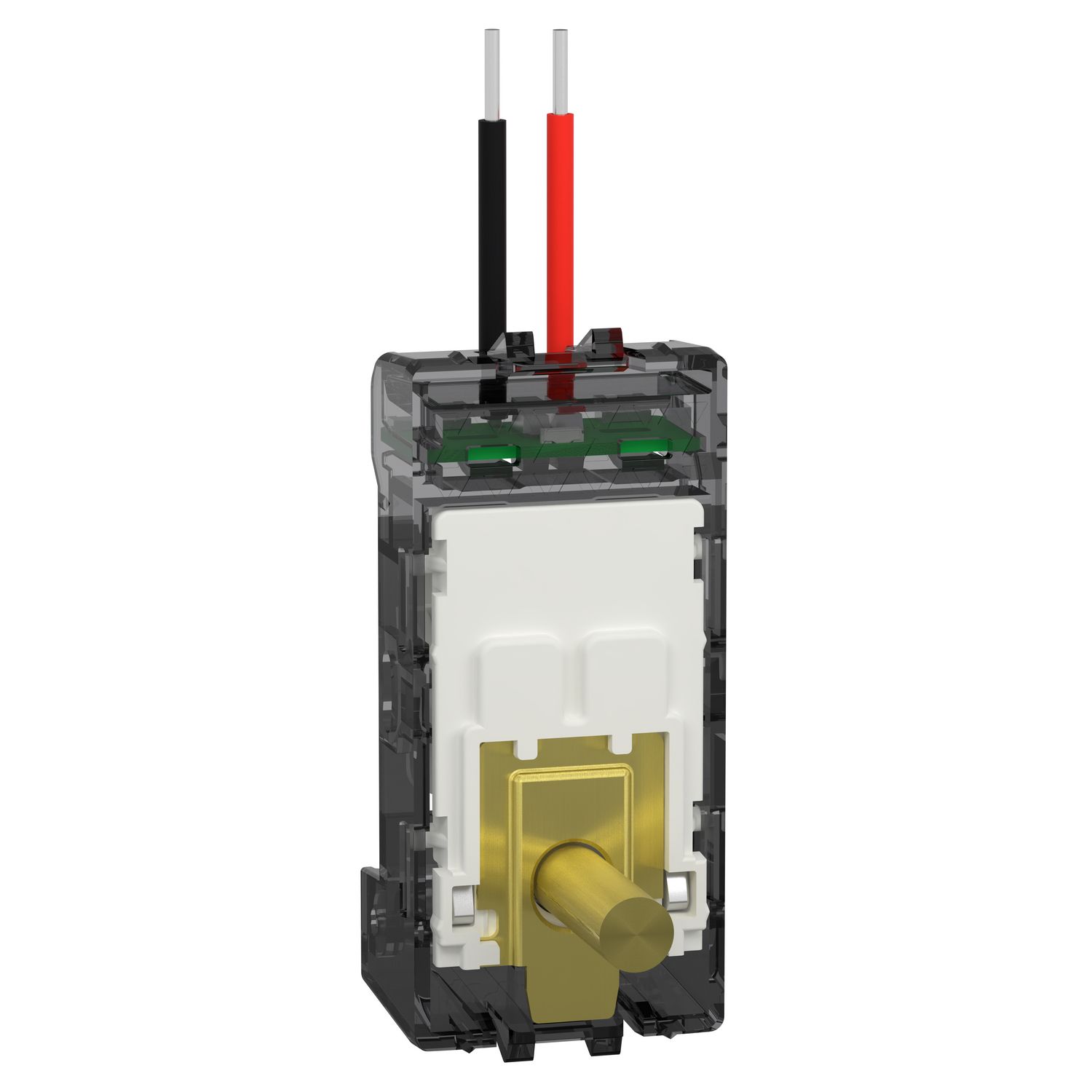 Picture of Toggle adaptor, Clipsal Solis T Series, for switch mechanism, brushed brass