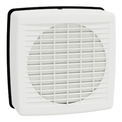 Picture of Exhaust fan, Airflow, wall, 200mm blade dia, auto louvre, white