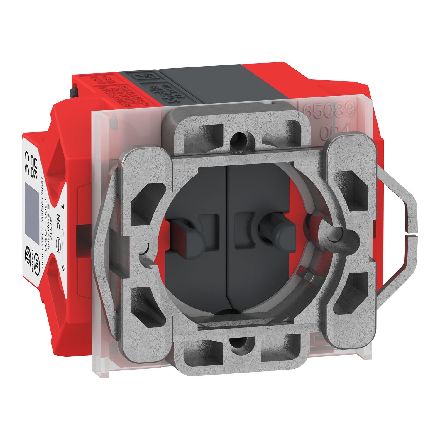 Picture of E-Stop Non-illuminated Body, Harmony 9001K/Harmony 9001SK, KR/SKR18, Metal/Plastic, 2NC, pre-assembled and non-disassembly