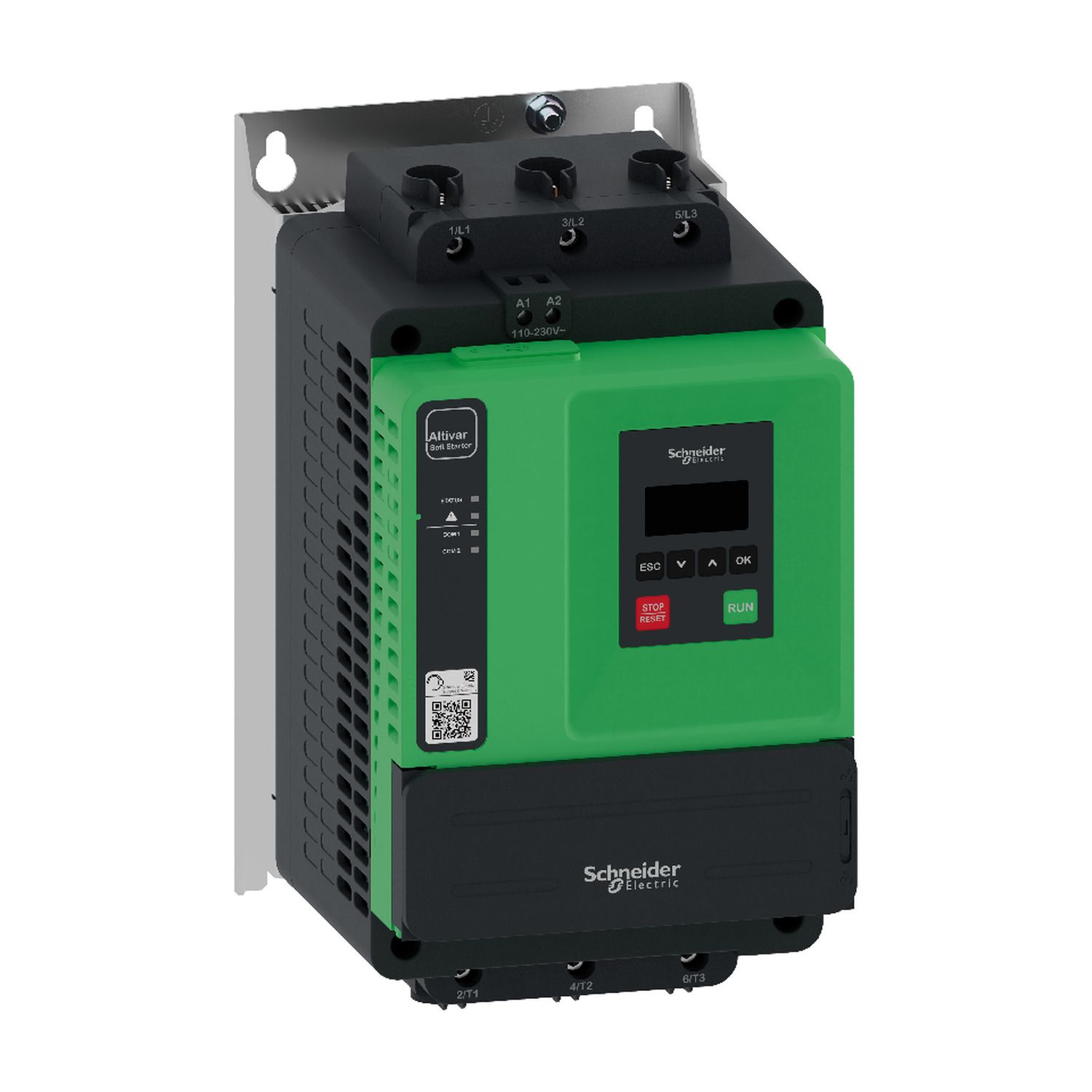 Picture of Soft starter, Altivar Soft Starter ATS430, 110A, 208 to 600V AC, control supply 110 to 230V AC