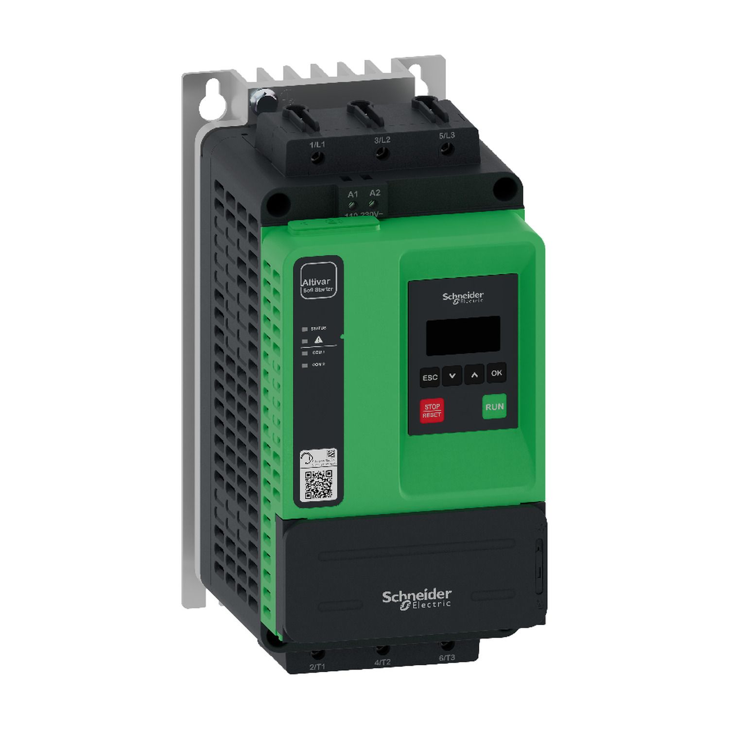 Picture of Soft starter, Altivar Soft Starter ATS430, 47A, 208 to 600V AC, control supply 110 to 230V AC