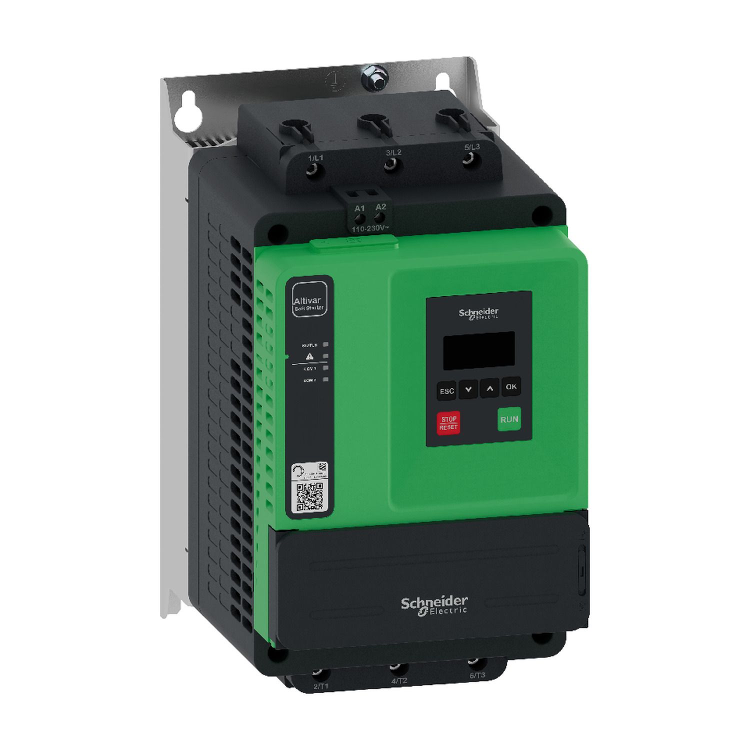 Picture of Soft starter, Altivar Soft Starter ATS430, 62A, 208 to 600V AC, control supply 110 to 230V AC