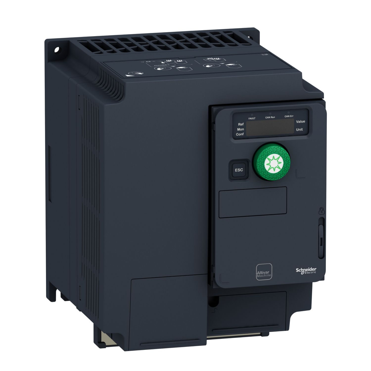 Picture of Variable speed drive, Altivar Solar, 4.0kW, 200 to 240V, 3 phases, compact