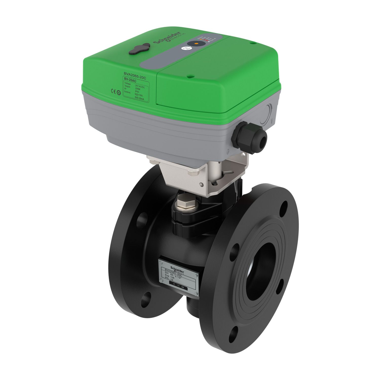 Picture of Ball Valve Assembly, DN150, 50Nm, 24V, Modulating and On/Off