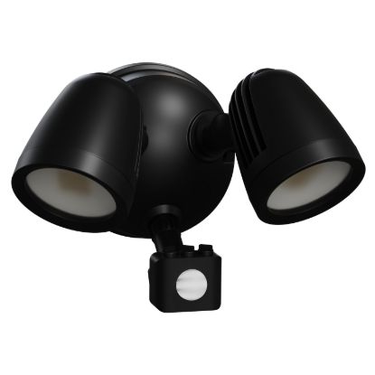 Picture of Spot light twin LED, Clipsal, with sensor, IP54, IK04, black