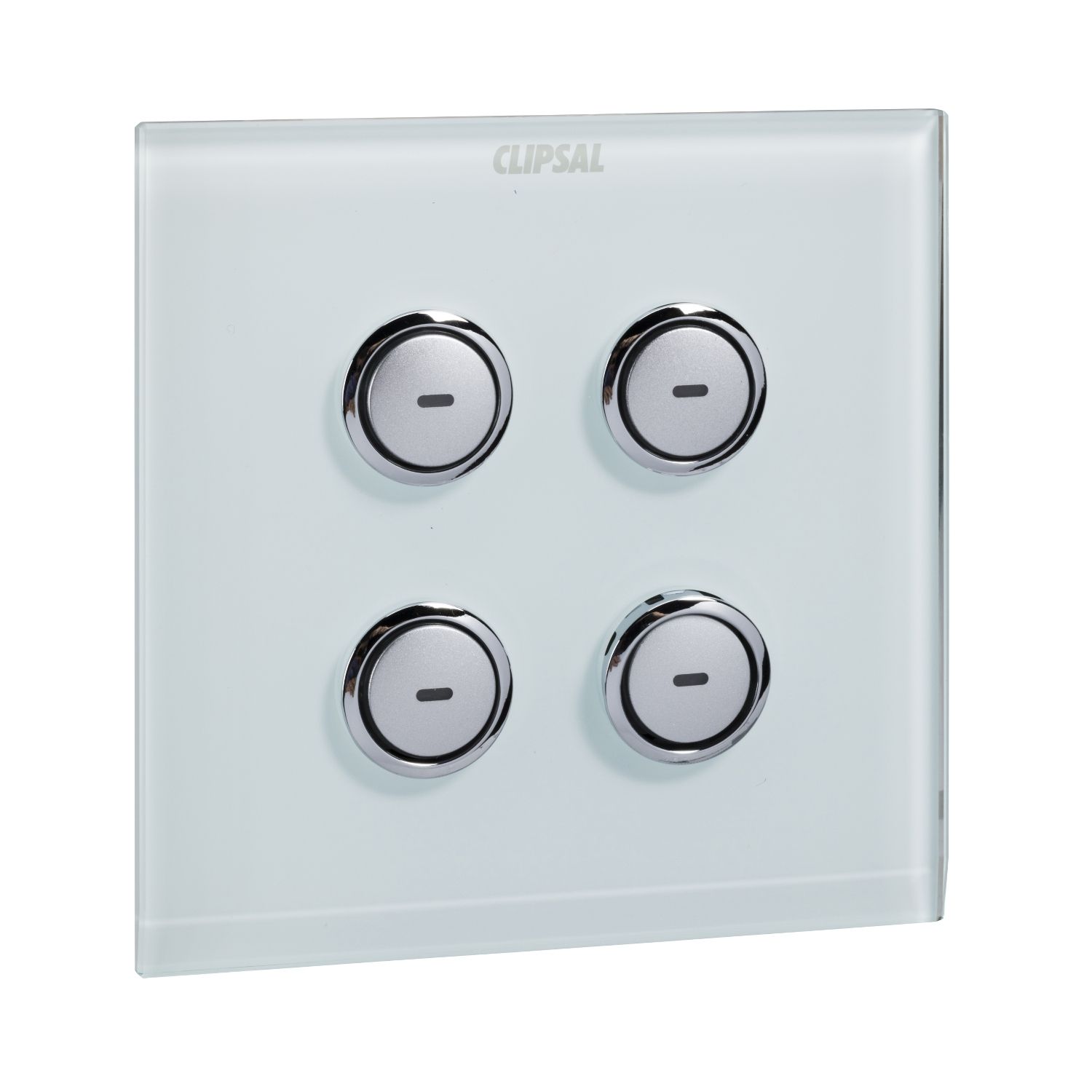 Picture of SpaceLogic Wall Plate, C-Bus, Saturn, E-Series, Key Input unit, 4 keys