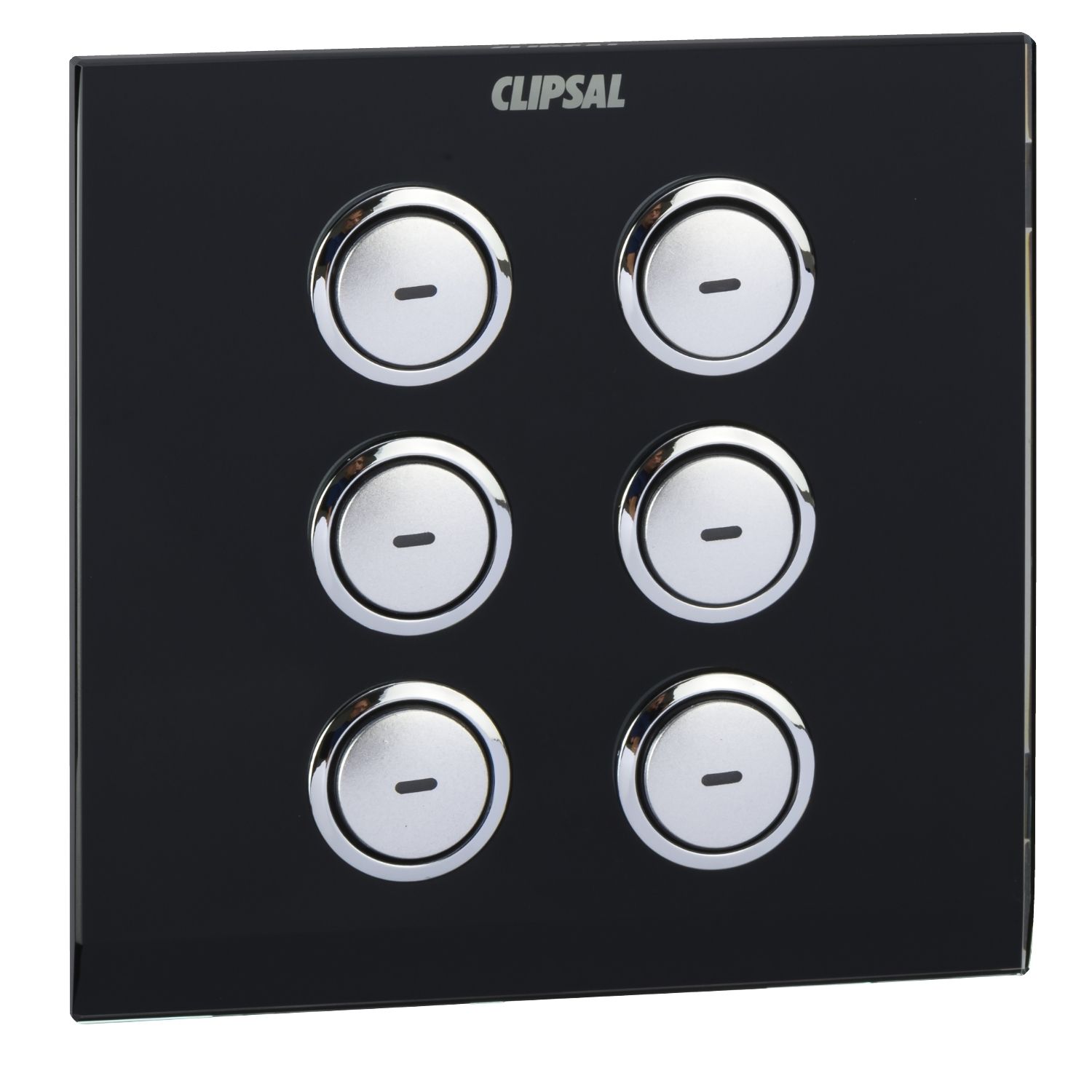 Picture of SpaceLogic Wall Plate, C-Bus, Saturn, E-Series, Key Input unit, 6 keys