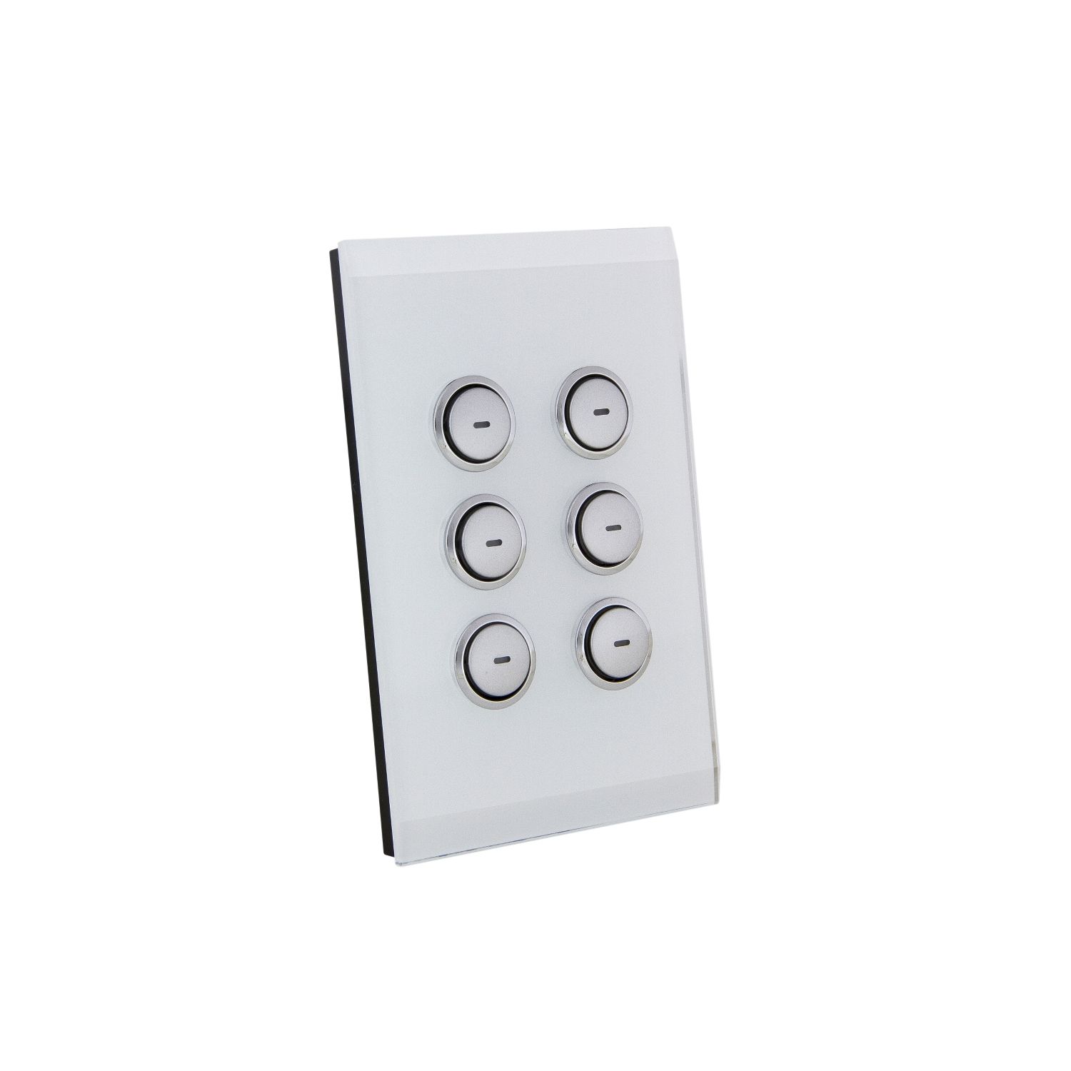 Picture of SpaceLogic Wall Plate, C-Bus, Saturn, E-Series, Key Input unit, 6 keys