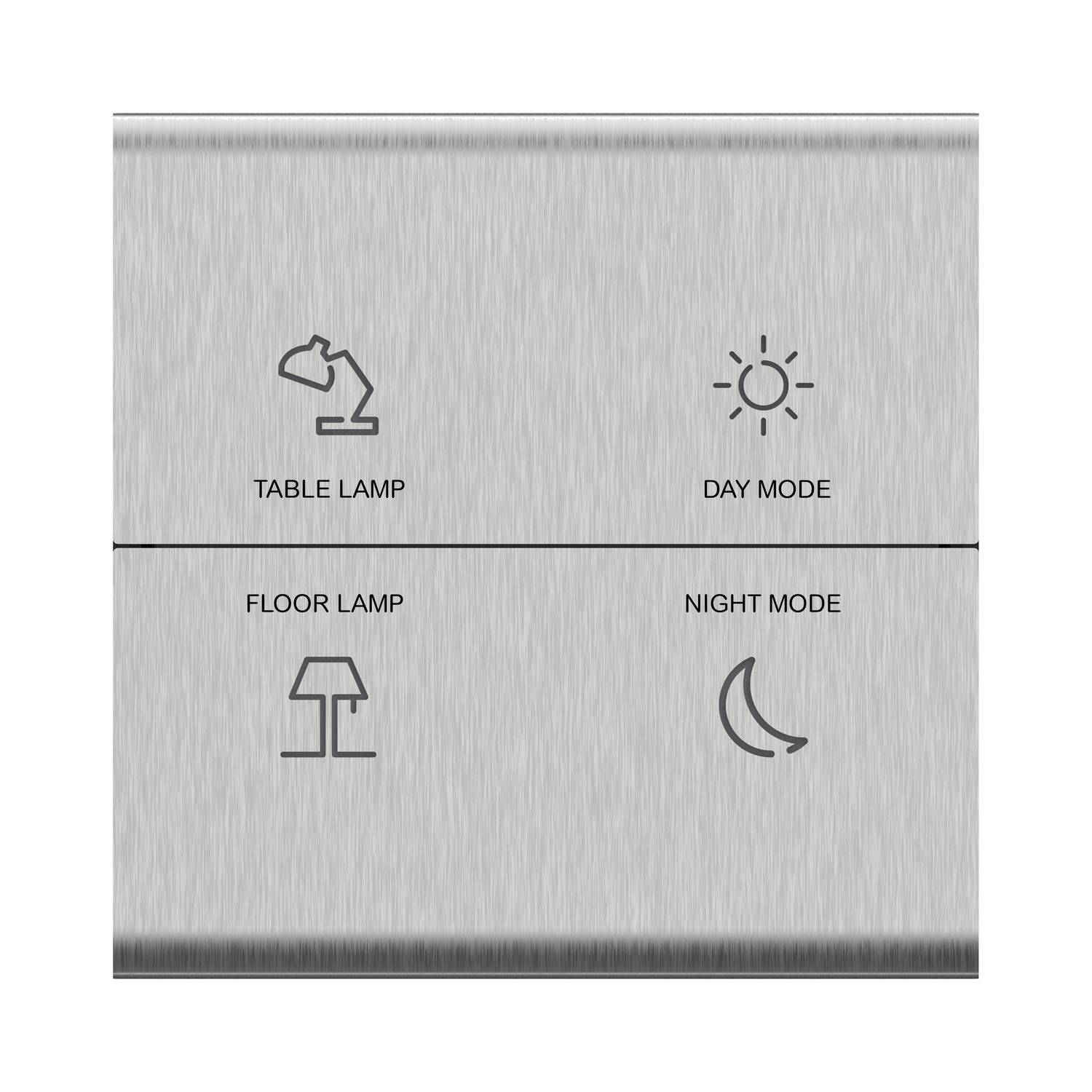 Picture of EasyLogic Metal panel 4 buttons w backlight