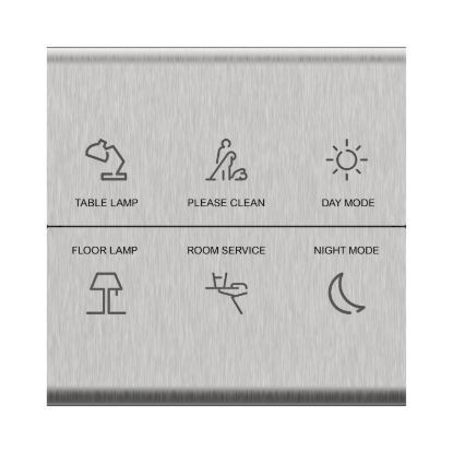 Picture of EasyLogic Metal panel 6 buttons w backlight