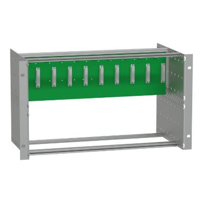 Picture of backplane PowerLogic BP270/N8 dual 4-slot rack-mount T500 internal bus for hot-swappable modules