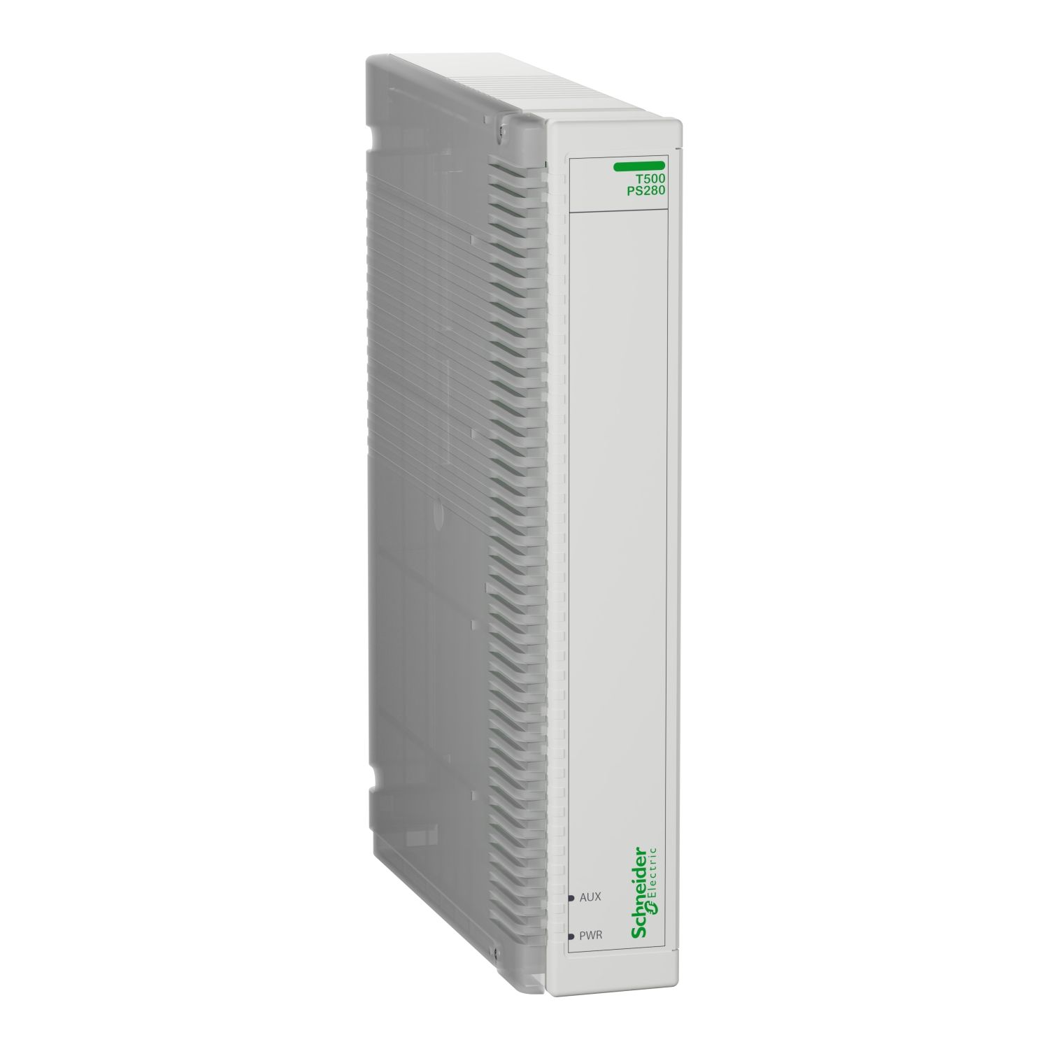 Picture of power supply PowerLogic PS280/V4 hot-swappbable T500 module to drive backplanes from 110-125Vdc inputs