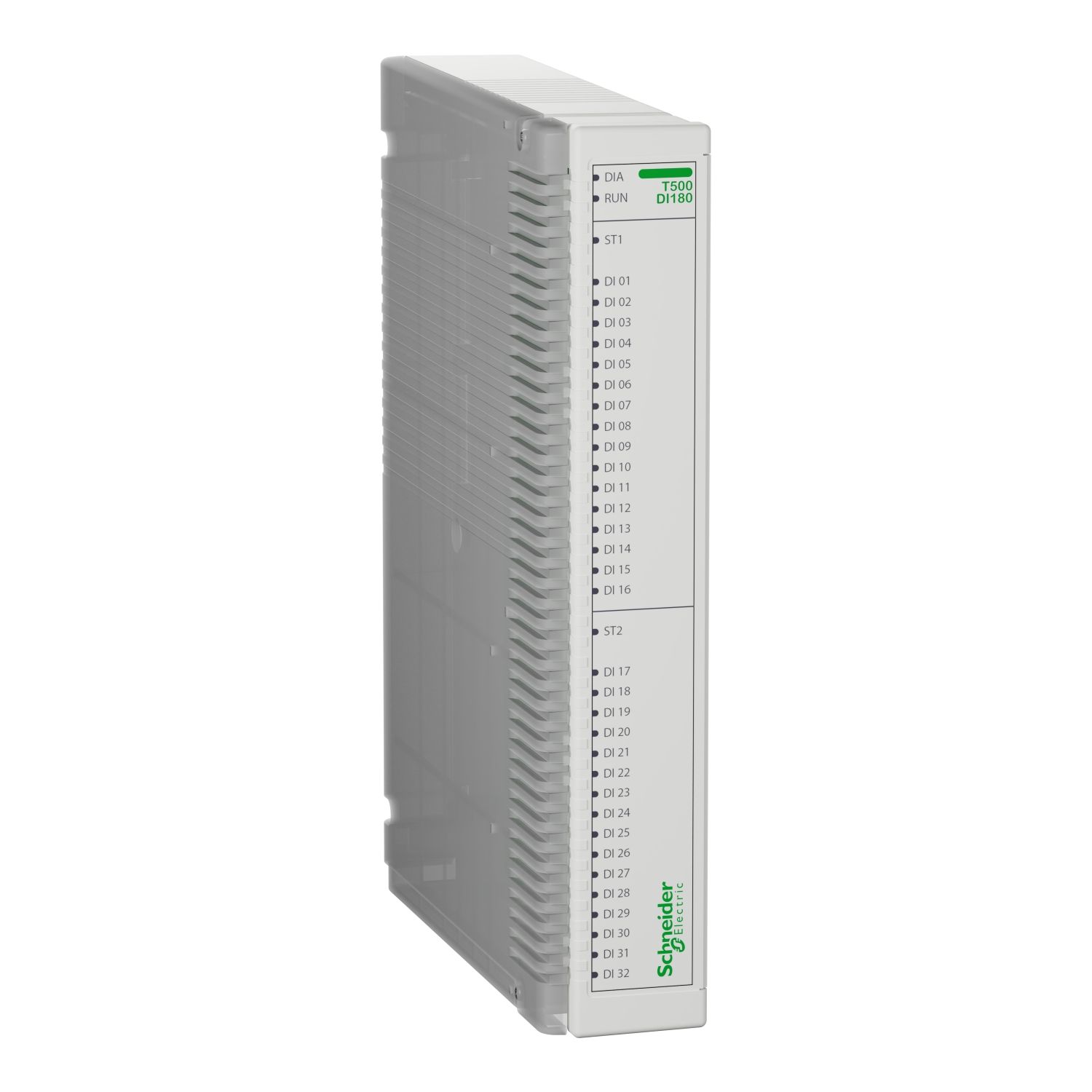 Picture of digital inputs PowerLogic T500, DI180/C1 hot-swappable expansion module 32 digital inputs with 1 millisecond timestamping, direct connection