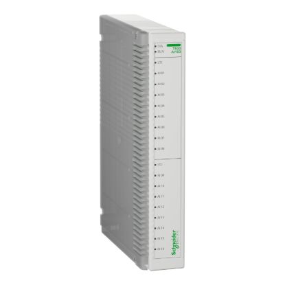 Picture of analog inputs PowerLogic T500, AI160/C2 hot-swappable expansion module 16 analog inputs with 1ms timestamping, connection via terminal block