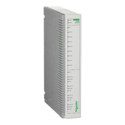 Picture of analog I/O PowerLogic T500, AX160/C2 hot-swappable expansion module 8 analog inputs, 4 analog outputs with 1ms timestamping, terminal blocks