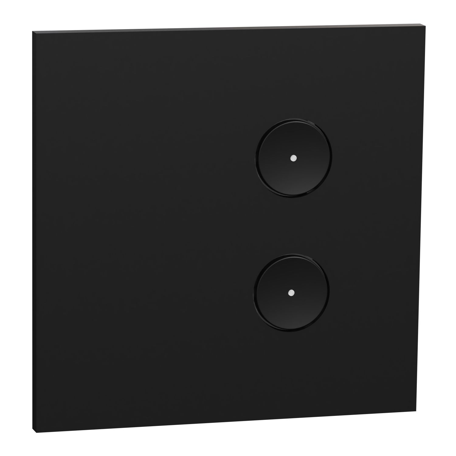 Picture of SpaceLogic Wall Plate, C-Bus, Saturn Zen, E-Series, Key Input unit, 2 keys