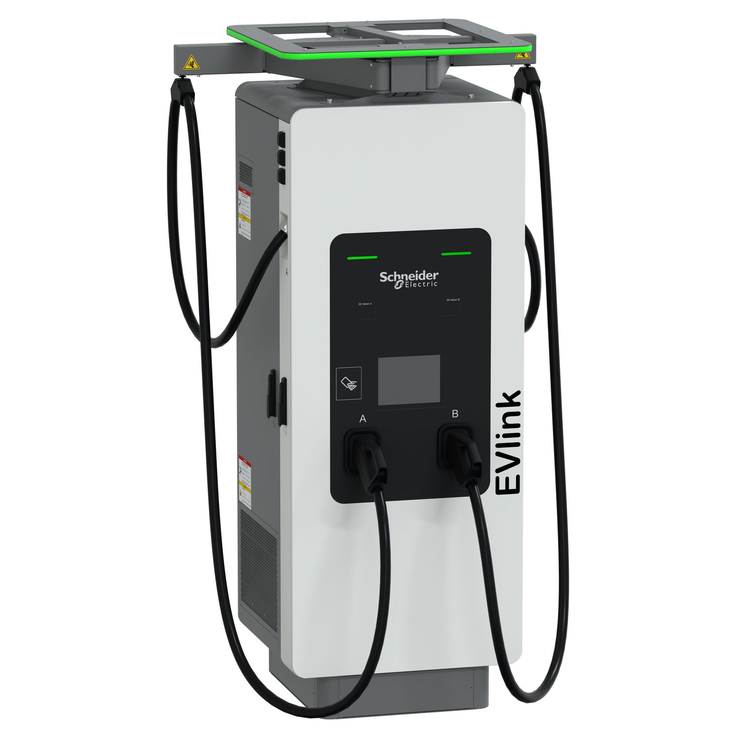 Picture of Fast charging station, EVlink Pro DC 180 V2, 180kW, 2xCCS2, 3.8m cable range, cable management