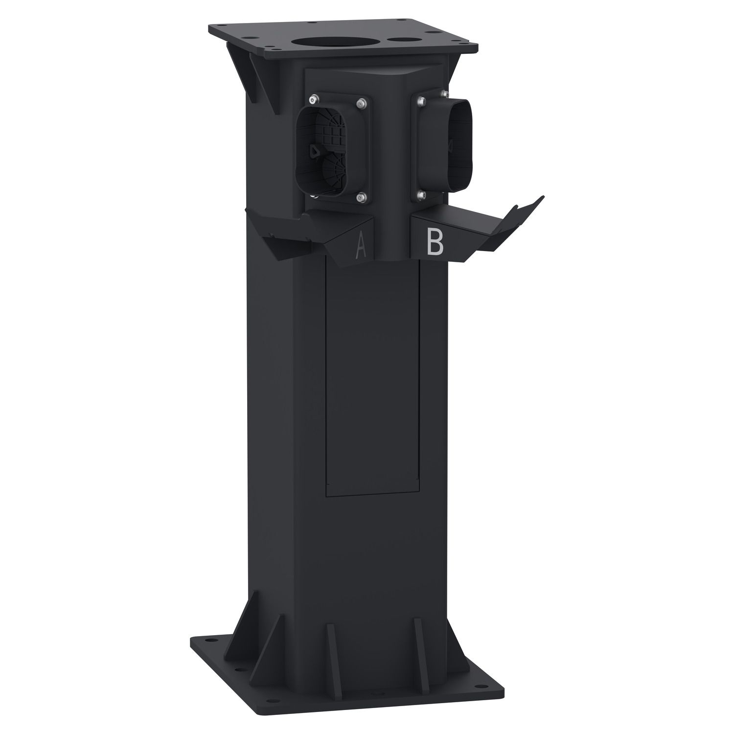 Picture of Pedestal, EVlink Pro DC, for charging station DC 60kW with 2xCCS connectors, 0.75m height