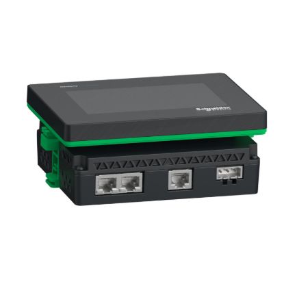 Picture of touch panel display ,Harmony STM6, 4inch wide display, 1COM, 2Ethernet, USB host and device, 24V DC