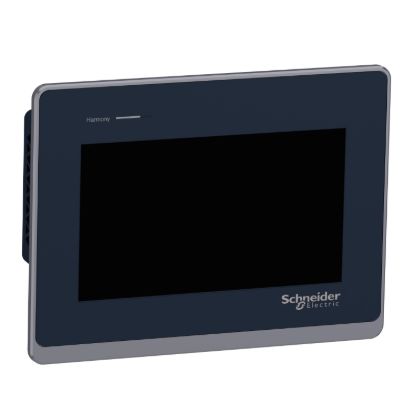 Picture of touch panel screen, Harmony ST6 , 7inch wide display, 2Ethernet, USB host and device, 24V DC