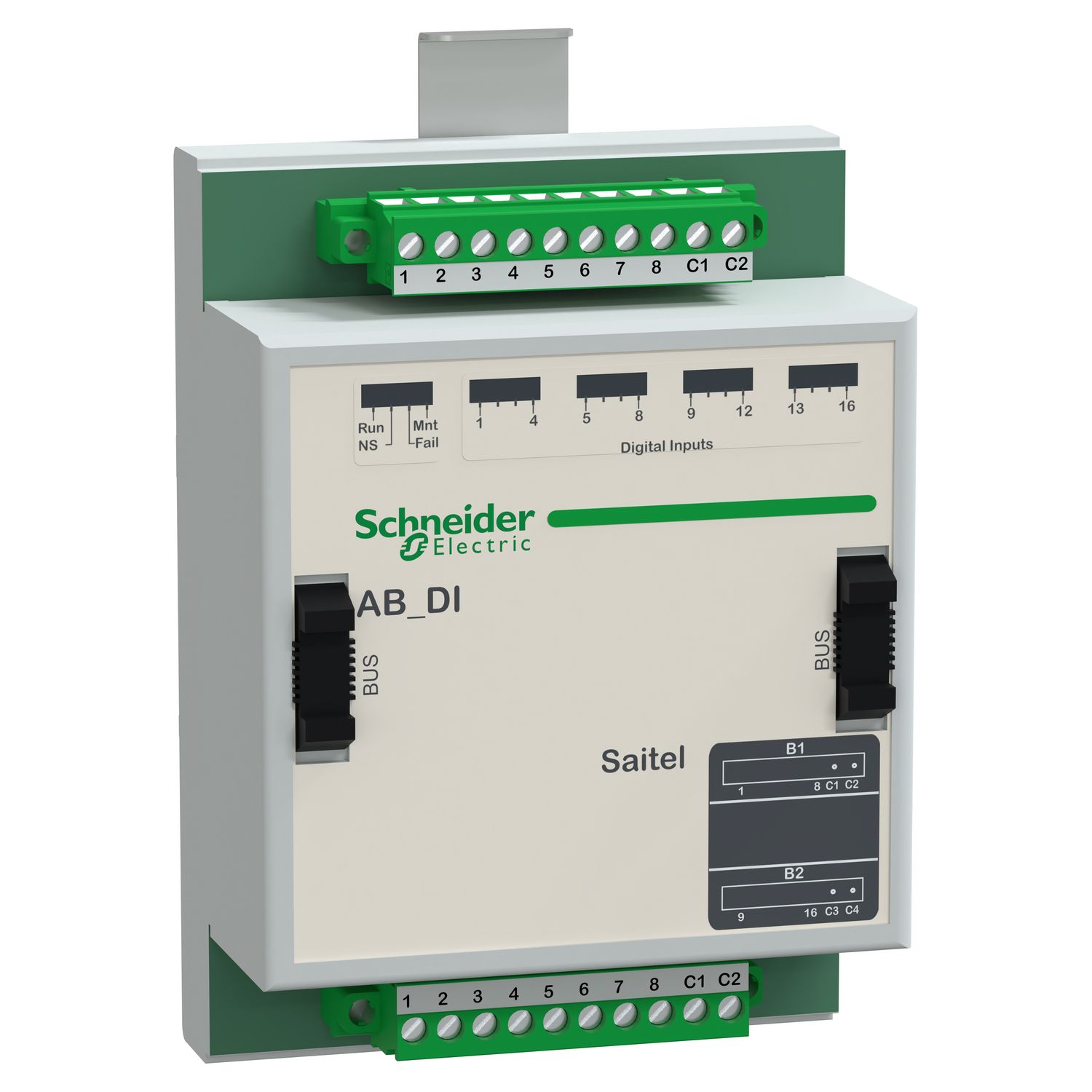 Picture of digital inputs EasyLogic AB_DI/P3 for T150, acquisition block 16 digital inputs with 1ms timestamping, 48VDC to 60VDC power