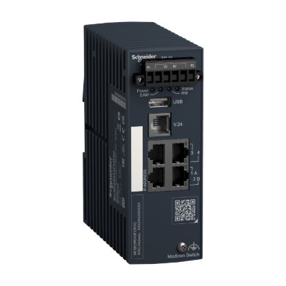 Picture of Redundancy Switch, Modicon Networking, 4 ports for copper, coated