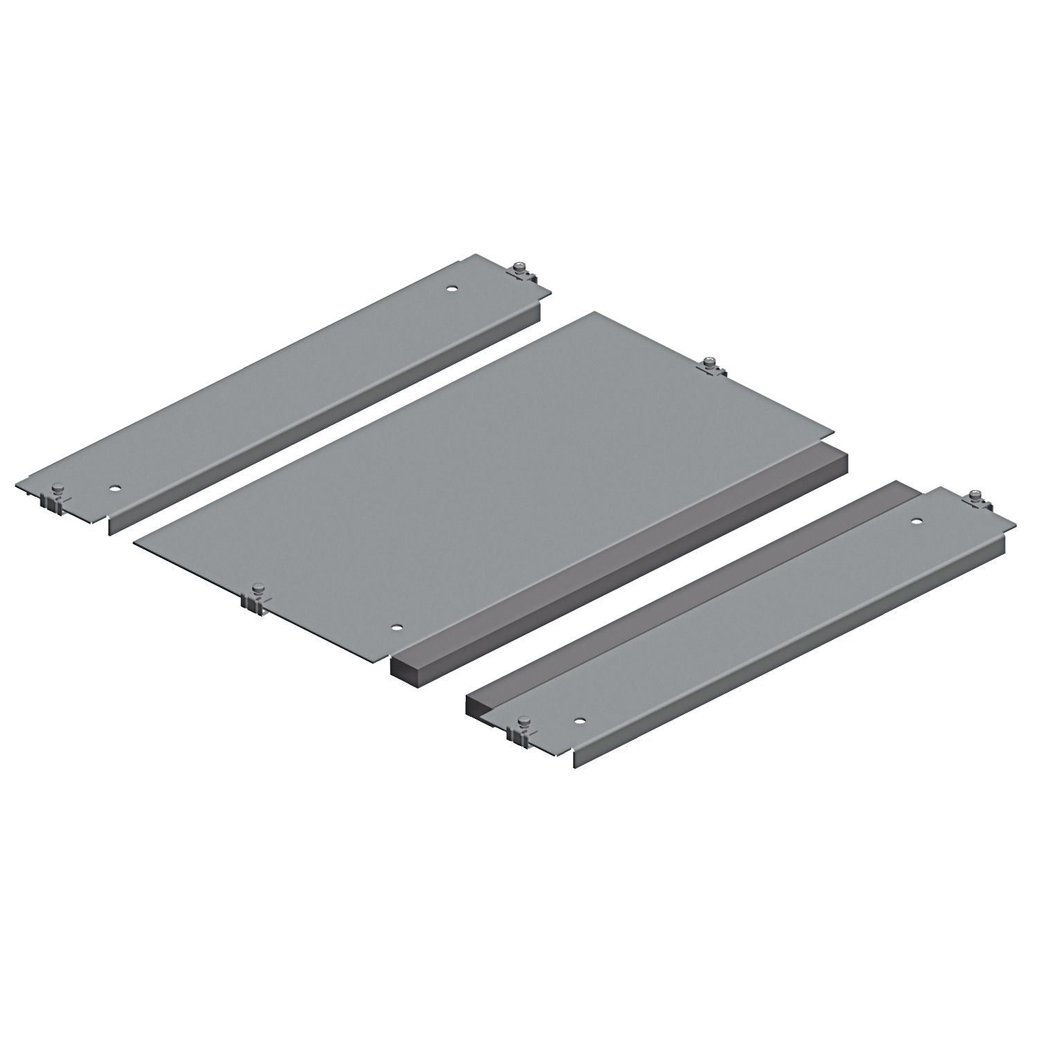 Picture of One entry cable gland plate, PanelSeT SFN, PanelSeT SF, for electrical enclosure W800 D600mm, fixed by clips