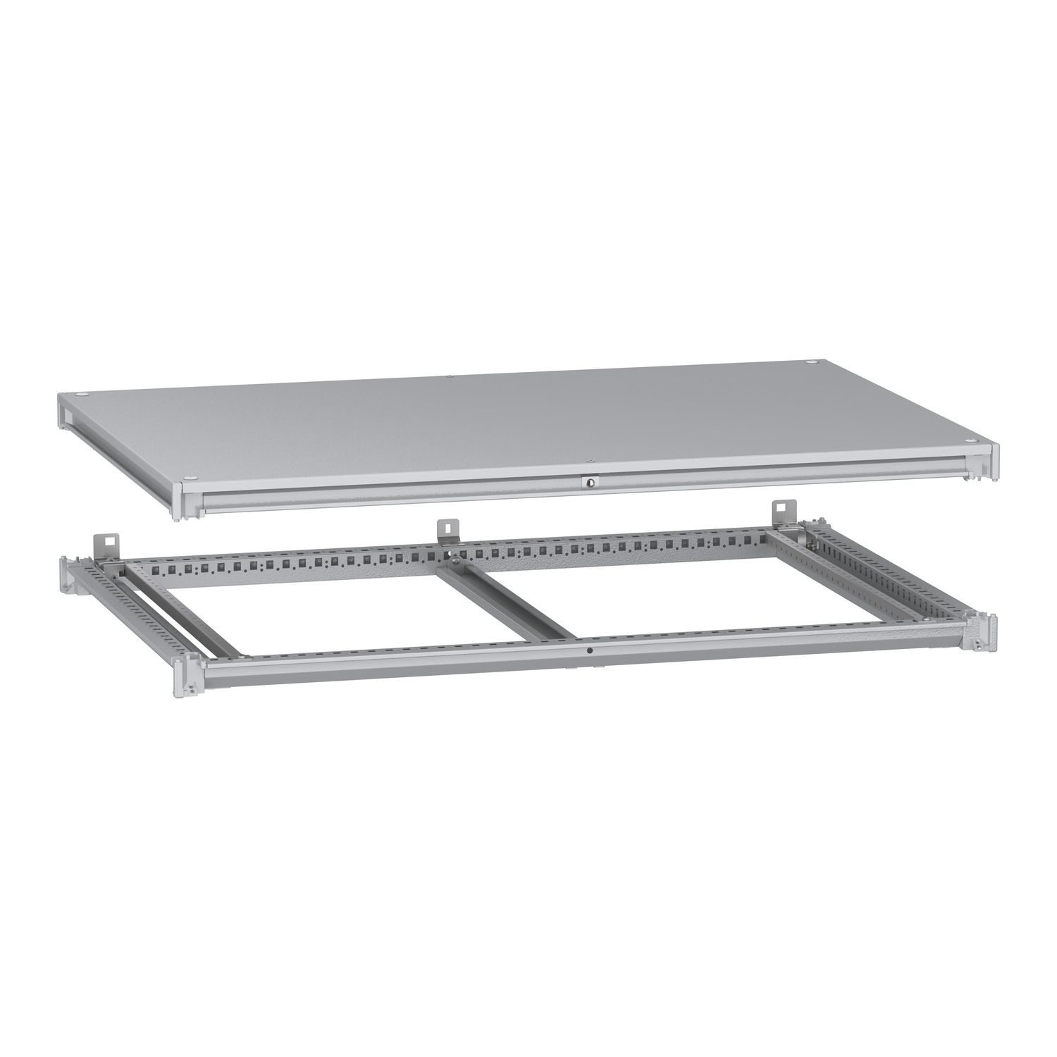 Picture of Bottom and top frame, PanelSeT SFN, for electrical enclosure W1200 D800mm, roof included