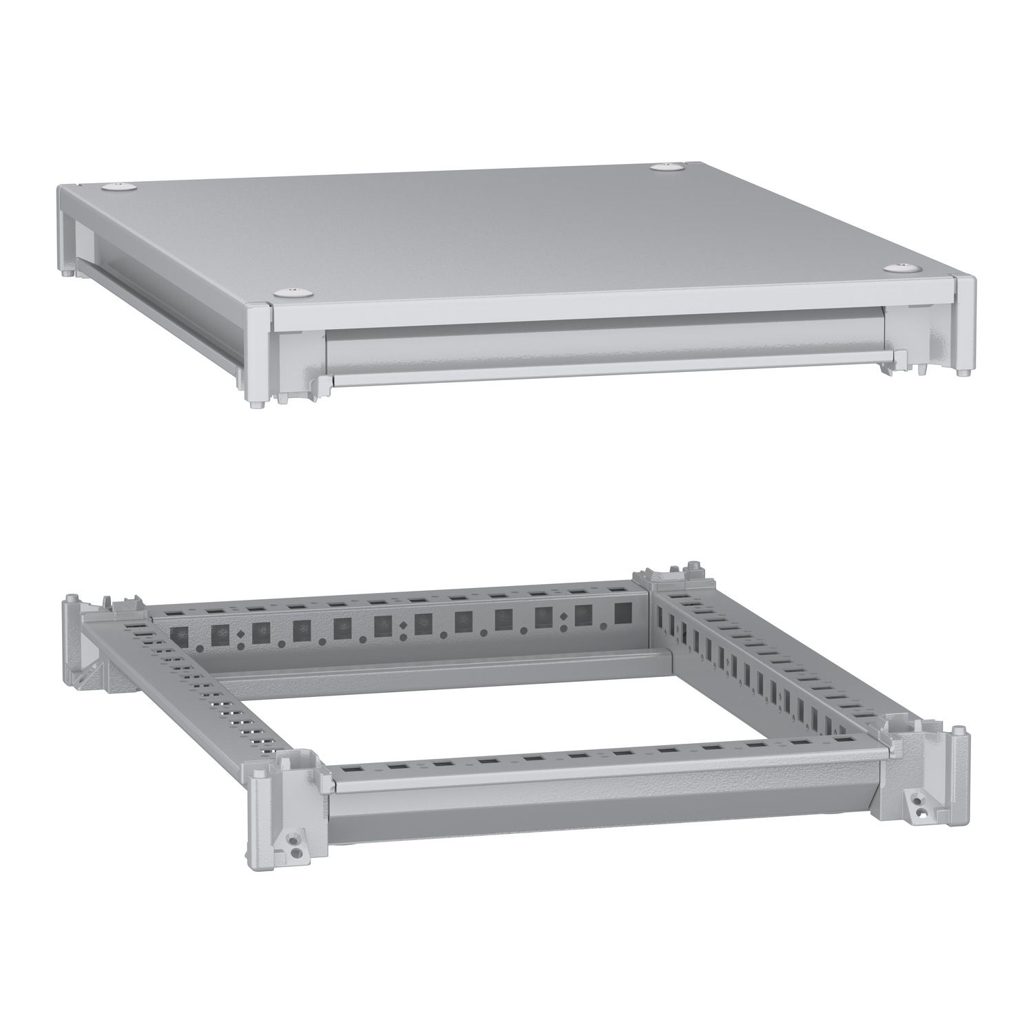 Picture of Bottom and top frame, PanelSeT SFN, for electrical enclosure W400 D500mm, roof included