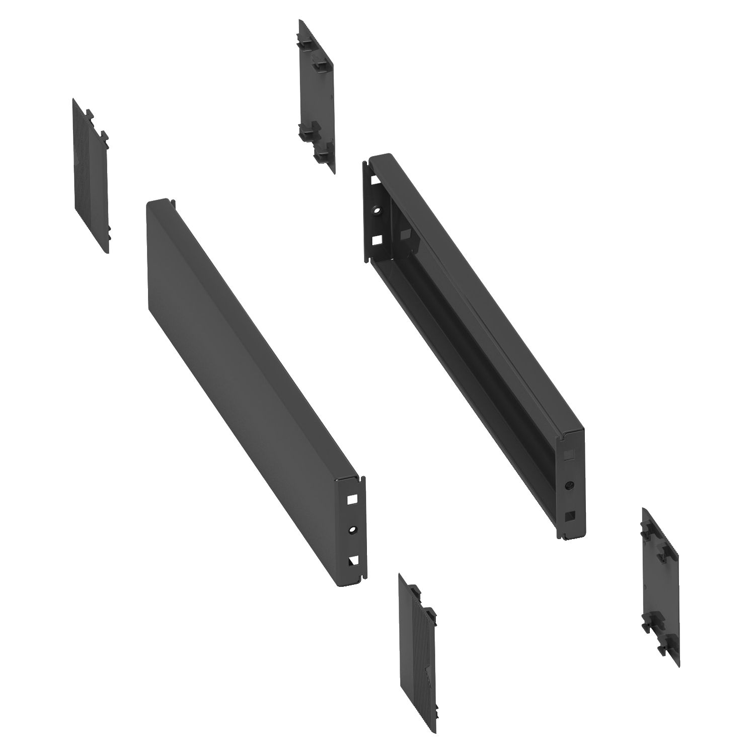 Picture of Side panels for the plinth, PanelSeT SFN, PanelSeT SF, for electrical enclosure  D800mm, set of 2, H100mm