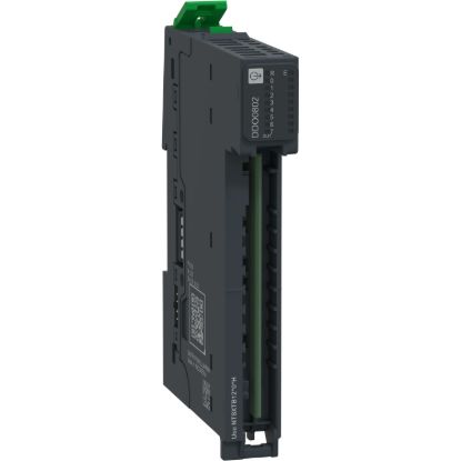 Picture of Discrete Output Module + Base, 8 Out, 24V DC, 2A, Source, Protected, External Supply, 1 Wire, Modicon Edge I/O NTS