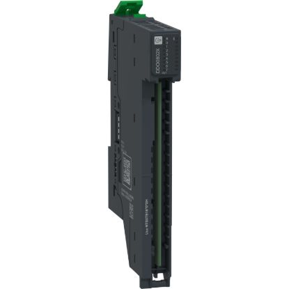 Picture of Discrete Output Module + Base, 8 Out, 24V DC, 500mA, Source, Protected, 1/2 Wires, Modicon Edge I/O NTS