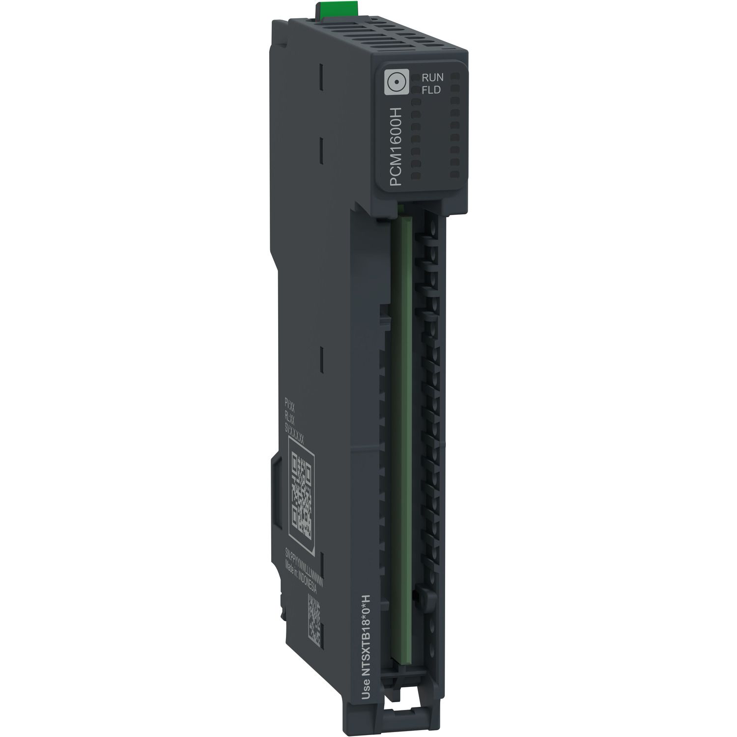 Picture of Common Distribution Module, 24V DC, 16 Points, eFuse, Hardened, Modicon Edge I/O NTS