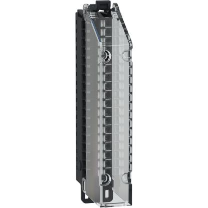 Picture of Spring Terminal Block, 18 Points, 3.81mm Pitch, With Cover, Use on Low Height Module, Hardened, Modicon Edge I/O NTS