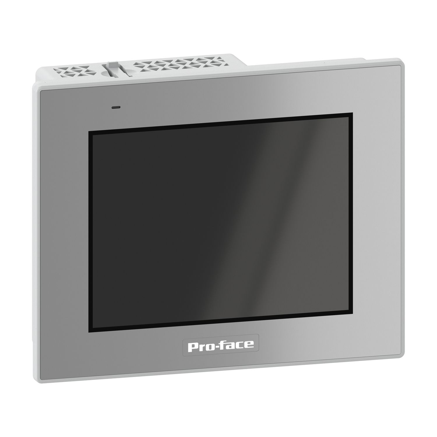 Picture of touch panel screen, Proface GP6000, 5.7 inch, VGA, All in one, Analog single, 2xCOM, 2xETH, USB A, USB micro B, SD, DC