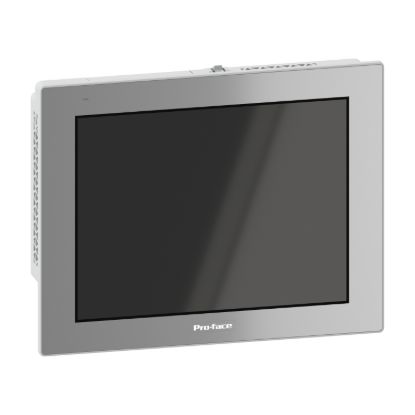 Picture of touch panel screen, Proface GP6000, 10.4 inch, SVGA, All in one, Analog single, 2xCOM, 2xETH, USB A & micro B, SD, DC