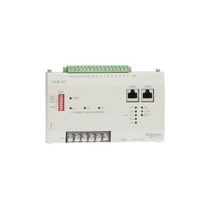 Picture of Arc flash current detection IO, VAM4C ring lug, I/O unit 3 phase current, 1 trip contact, compatible with PowerLogic A5
