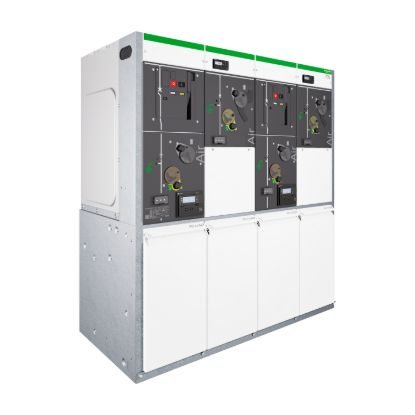 Picture of Ring Main Unit, RM AirSeT, 12kV, non-extensible, 4 functions, BIBI, 50Hz, 200A, 20kA 1s, height 1.6m