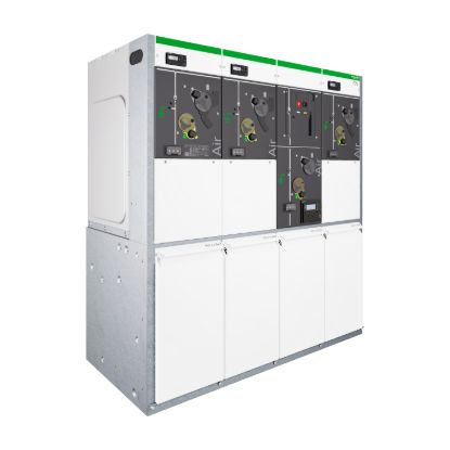 Picture of Ring Main Unit, RM AirSeT, 12kV, non-extensible, 4 functions, IIBI, 50Hz, 200A, 20kA 1s, height 1.6m