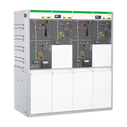 Picture of Ring Main Unit, RM AirSeT, 24kV, non-extensible, 4 functions, BIBI, 50Hz, 630A, 20kA 1s, height 1.6m
