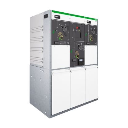 Picture of Ring Main Unit, RM AirSeT, 24kV, non-extensible, 3 functions, IBI, 24kV, 50Hz, 630A, 20kA 1s, height 1.6m